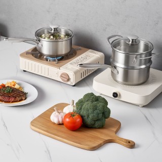 VEVOR Κατσαρόλα 1.5QT με Ατμομάγειρα (φ 16x7.5 εκ) από Ανοξείδωτο Χ... VEVOR Κατσαρόλα 1.5QT με Ατμομάγειρα (φ 16x7.5 εκ) από Ανοξείδωτο Χ...