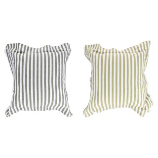 Villa DEste  Σετ 2 τμχ Διακοσμητικό μαξιλάρι 53x53 cm από βαμβάκι μ...