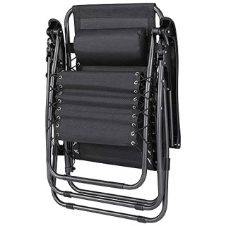 BAKAJI Πτυσσόμενη Πολυθρόνα Κήπου Βαρύτητας Μηδέν από Ατσάλι και Ύ... BAKAJI Πτυσσόμενη Πολυθρόνα Κήπου Βαρύτητας Μηδέν από Ατσάλι και Ύ...