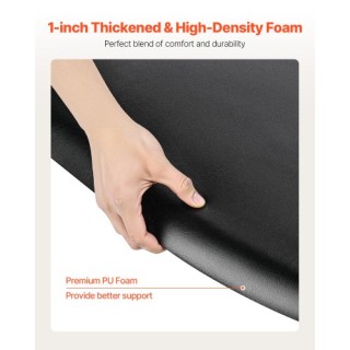 VEVOR Στρώμα Κομμωτηρίου Ημικυκλικό 1220 x 930 mm 25mm SLDBYD1INCH3...