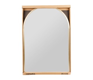 Ostaria Καθρέφτης Μεταλλικός Αψίδα 40,5 x 60 x 2 cm Χρυσός -37068 Ostaria Καθρέφτης Μεταλλικός Αψίδα 40,5 x 60 x 2 cm Χρυσός -37068