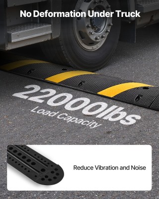 VEVOR Πλαστικός Επιβραδυντής Ταχύτητας 1830MM με Διπλό Κανάλι για Μ...