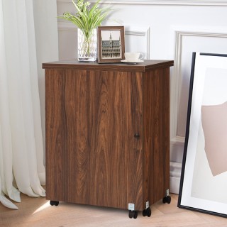 Costway  Πτυσσόμενο Τραπέζι Ραπτικής με Ράφια και Ρόδες για Εύκολη ...