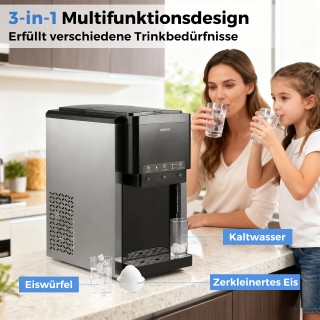 Costway Ψύκτης Νερού 3 σε 1 με Παγομηχανή και Συσκευή Θρυμματισμένο... Costway Ψύκτης Νερού 3 σε 1 με Παγομηχανή και Συσκευή Θρυμματισμένο...