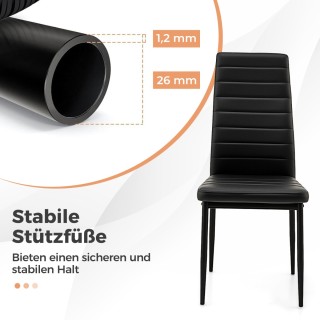 Costway Μοντέρνες και Άνετες Καρέκλες Τραπεζαρίας από Υψηλής Ποιότη... Costway Μοντέρνες και Άνετες Καρέκλες Τραπεζαρίας από Υψηλής Ποιότη...