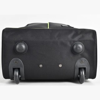 ENRICO COVERI Σετ 3 Μαλακές Βαλίτσες Τρόλεϊ Ταξιδιού Μαύρο Χειραποσ...