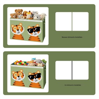 BAKAJI Πτυσσόμενο Κουτί Αποθήκευσης Παιχνιδιών με Ζωάκια Διπλό 80L ... BAKAJI Πτυσσόμενο Κουτί Αποθήκευσης Παιχνιδιών με Ζωάκια Διπλό 80L ...