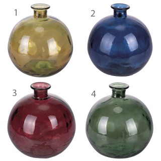 Galileo Διακοσμητικό βάζο από ανακυκλωμένο γυαλί ύψους 27 cm σύγχρο...