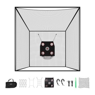 VEVOR Κλουβί Γκολφ & Μπέιζμπολ 3050mm, Πολυεστερικό Δίχτυ 3-Πτυχο, ...