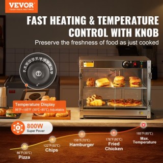 Επαγγελματική Θερμαινόμενη Βιτρίνα 2 Επιπέδων VEVOR TYZSJ2C20YC0JN... Επαγγελματική Θερμαινόμενη Βιτρίνα 2 Επιπέδων VEVOR TYZSJ2C20YC0JN...