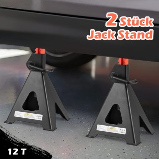 Costway Σετ 2 Υποστηρίγματα 12 Τόνων, Ρυθμιζόμενα σε 13 Επίπεδα AU1...