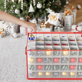 BAKAJI Κουτί Οργάνωσης Χριστουγεννιάτικων Στολισμών Χωρητικότητα 11...