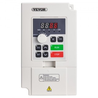 VEVOR Μετατροπέας Συχνότητας 4HP 3KW 14A 1 ή 3 Φάσεων AC 220V Είσοδ...