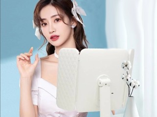 Καθρέφτης Μακιγιάζ LED με Μεγέθυνση και Αποθηκευτικό Χώρο 38 x 35 c...