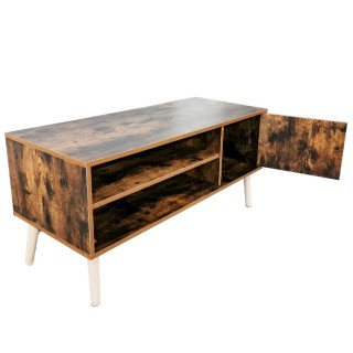 BAKAJI Κινητή Τηλεόραση Φορητή Τηλεόραση Ξύλο 2 Ράφια + Πόρτα Μοντ... BAKAJI Κινητή Τηλεόραση Φορητή Τηλεόραση Ξύλο 2 Ράφια + Πόρτα Μοντ...