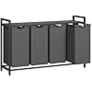 VASAGLE Καλάθι Ρούχων 4 Θέσεων με Ράφι και Αποσπώμενες Επενδύσεις 1... VASAGLE Καλάθι Ρούχων 4 Θέσεων με Ράφι και Αποσπώμενες Επενδύσεις 1...