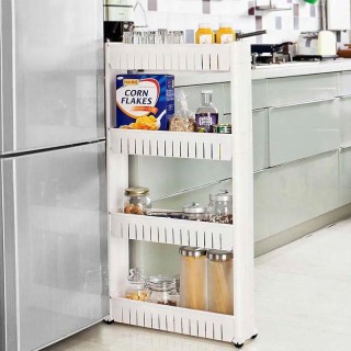 BAKAJI  Καρότσι Καρελίνιο Λεπτό Εξοικονόμησης Χώρου Κουζίνα Μπάνιο ...