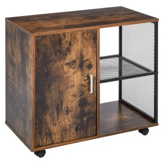 BAKAJI Κινητό Mobiletto Εκτυπωτής Ξύλο MDF και Μέταλλο 3 Ράφια + Π... BAKAJI Κινητό Mobiletto Εκτυπωτής Ξύλο MDF και Μέταλλο 3 Ράφια + Π...