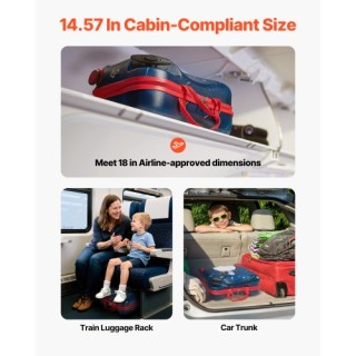 VEVOR Παιδική Βαλίτσα-Σκούτερ 18 ιντσών με Ρόδες FDDQXXLXXLK1Y8UF60...