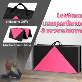 Costway Πτυσσόμενο Στρώμα Γυμναστικής Φορητό 240 x 120 x 5 εκ Μαύρ... Costway Πτυσσόμενο Στρώμα Γυμναστικής Φορητό 240 x 120 x 5 εκ Μαύρ...