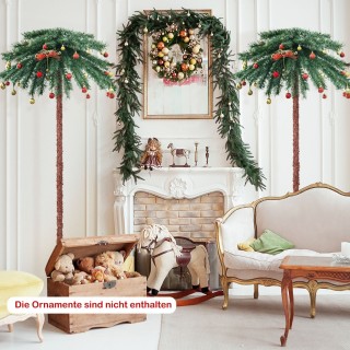 Costway Τεχνητό Χριστουγεννιάτικο Δέντρο Φοίνικας με Πολύχρωμα LED... Costway Τεχνητό Χριστουγεννιάτικο Δέντρο Φοίνικας με Πολύχρωμα LED...