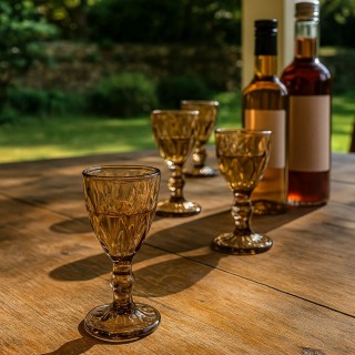 Villa DEste Σετ 6τμχ  Λικέρ σε γυάλινο μπουκάλι 45 ml Prisma Dulce ...