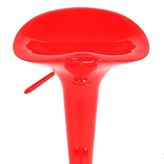 BAKAJI  Σετ 2 Ρυθμιζόμενα Σκαμπό Κουζίνας από Ατσάλι και ABS Περιστ...