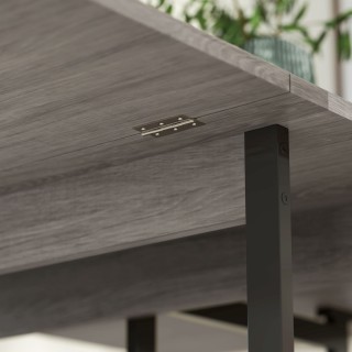 HOMCOM Πτυσσόμενο Τραπέζι με Δύο Πλευρές για 4 Άτομα, 133.4x80x75 c...