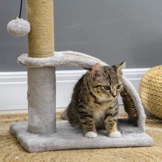 PawHut Δέντρο αναρρίχησης για γάτες με τόξο μασάζ, κολόνα από γιούτ... PawHut Δέντρο αναρρίχησης για γάτες με τόξο μασάζ, κολόνα από γιούτ...