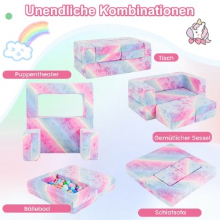 Costway Μοντέρνος παιδικός καναπές που φωσφορίζει στο σκοτάδι με θ... Costway Μοντέρνος παιδικός καναπές που φωσφορίζει στο σκοτάδι με θ...