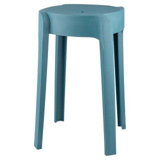 Galileo Σταθερό Πλαστικό Σκαμπό σε Τουρκουάζ Χρώμα PP Twist Sibilla...