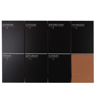 BAKAJI Μαυροπίνακας Ανακοινώσεων και Πίνακας Φελλού 2 σε 1 60 x 40... BAKAJI Μαυροπίνακας Ανακοινώσεων και Πίνακας Φελλού 2 σε 1 60 x 40...