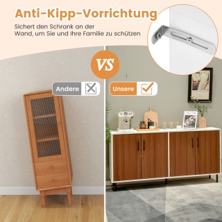 Μπουφέ/Κονσόλα με Μεταλλικά Πόδια και Αποθηκευτικό Χώρο 148 x 40 x ...