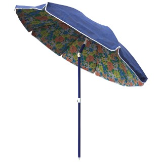 Galileo Διπλή Ομπρέλα Παραλίας 2 μ με Κλίση 8 Ακτίνες από Ατσάλι Πε...