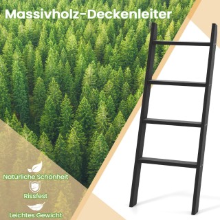 Costway 28εκ Μοντέρνα Μαύρη Σκάλιερα Πετσετών Επιδαπέδια BA8387BK Costway 28εκ Μοντέρνα Μαύρη Σκάλιερα Πετσετών Επιδαπέδια BA8387BK