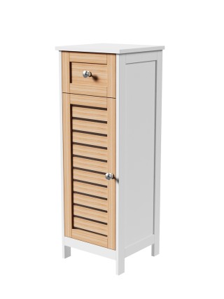 Galileo Ερμάριο από Λακαρισμένο Ξύλο MDF με 1 Πόρτα και 1 Συρτάρι 3...