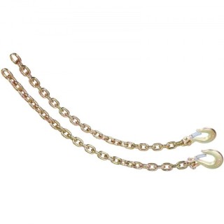 Αλυσίδα Δέσης VEVOR G80 με Γάντζο 3/8 x 2.9 2τμχ 7100 lbs  ZGTLDGMG...