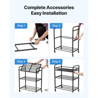 VEVOR Ράφι Αποθήκευσης Νημάτων 3D Εκτυπωτή 3 Επιπέδων 3DDYSNJYDSSCC...