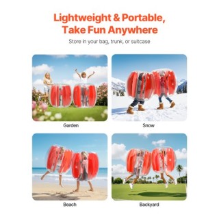 VEVOR Φουσκωτές Μπάλες Σώματος 0.9M 2-Πακέτο SCPJKHSJTZJ37RQPO001V0