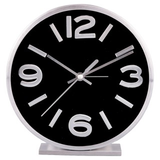 Galileo Μοντέρνο Ρετρό Στρογγυλό Επιτραπέζιο Ρολόι με Ξυπνητήρι 15 ...