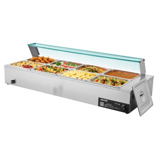 VEVOR Ηλεκτρικός Ζεστοθερμαντήρας Φαγητού από Ανοξείδωτο Ατσάλι 170...