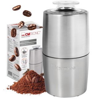 Ηλεκτρικός Μύλος Καφέ Clatronic 150W, Χωρητικότητα 60gr - Inox KSW3... Ηλεκτρικός Μύλος Καφέ Clatronic 150W, Χωρητικότητα 60gr - Inox KSW3...