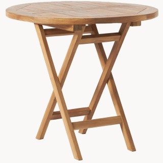 BAKAJI Πτυσσόμενο Στρογγυλό Τραπέζι Κήπου από Τικ Διάμετρος 80 για... BAKAJI Πτυσσόμενο Στρογγυλό Τραπέζι Κήπου από Τικ Διάμετρος 80 για...