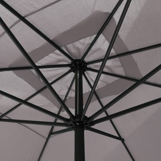 Galileo Ομπρέλα κήπου cru 3x4 m από ανθρακοχάλυβα με 8 ενισχυμένες ... Galileo Ομπρέλα κήπου cru 3x4 m από ανθρακοχάλυβα με 8 ενισχυμένες ...