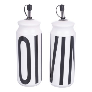 Villa DEste  Σετ λάδι, ξύδι, αλάτι και πιπέρι σε γρανίτη, βάση από ...