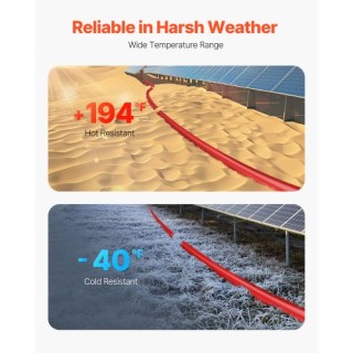 VEVOR Καλώδιο Προέκτασης Ηλιακού Πάνελ 100FT 10AWG Αδιάβροχο Κόκκιν... VEVOR Καλώδιο Προέκτασης Ηλιακού Πάνελ 100FT 10AWG Αδιάβροχο Κόκκιν...