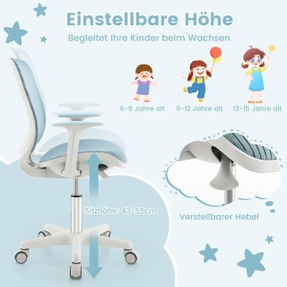 Costway Παιδική Περιστρεφόμενη Καρέκλα Ρυθμιζόμενου Ύψους με Φρένο ... Costway Παιδική Περιστρεφόμενη Καρέκλα Ρυθμιζόμενου Ύψους με Φρένο ...