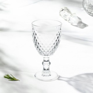 Villa dEste Home Σετ 6 Ποτήρια Κρασιού 340 ml από Γυαλί με Ανάγλυφη... Villa dEste Home Σετ 6 Ποτήρια Κρασιού 340 ml από Γυαλί με Ανάγλυφη...