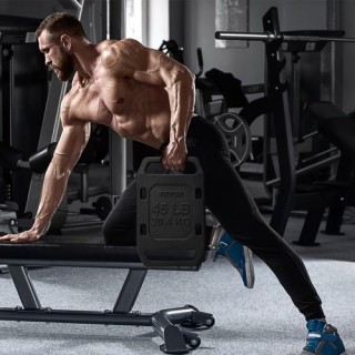 VEVOR Βάρος Ρουκ από Χυτοσίδηρο με Λαβή 45LB (Μονό) ZTBPBDP45LBSS9... VEVOR Βάρος Ρουκ από Χυτοσίδηρο με Λαβή 45LB (Μονό) ZTBPBDP45LBSS9...