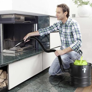 BAKAJI  Αναρροφητήρας στάχτης με φυσητήρα 500W Σκούπα αναρρόφησης σ...